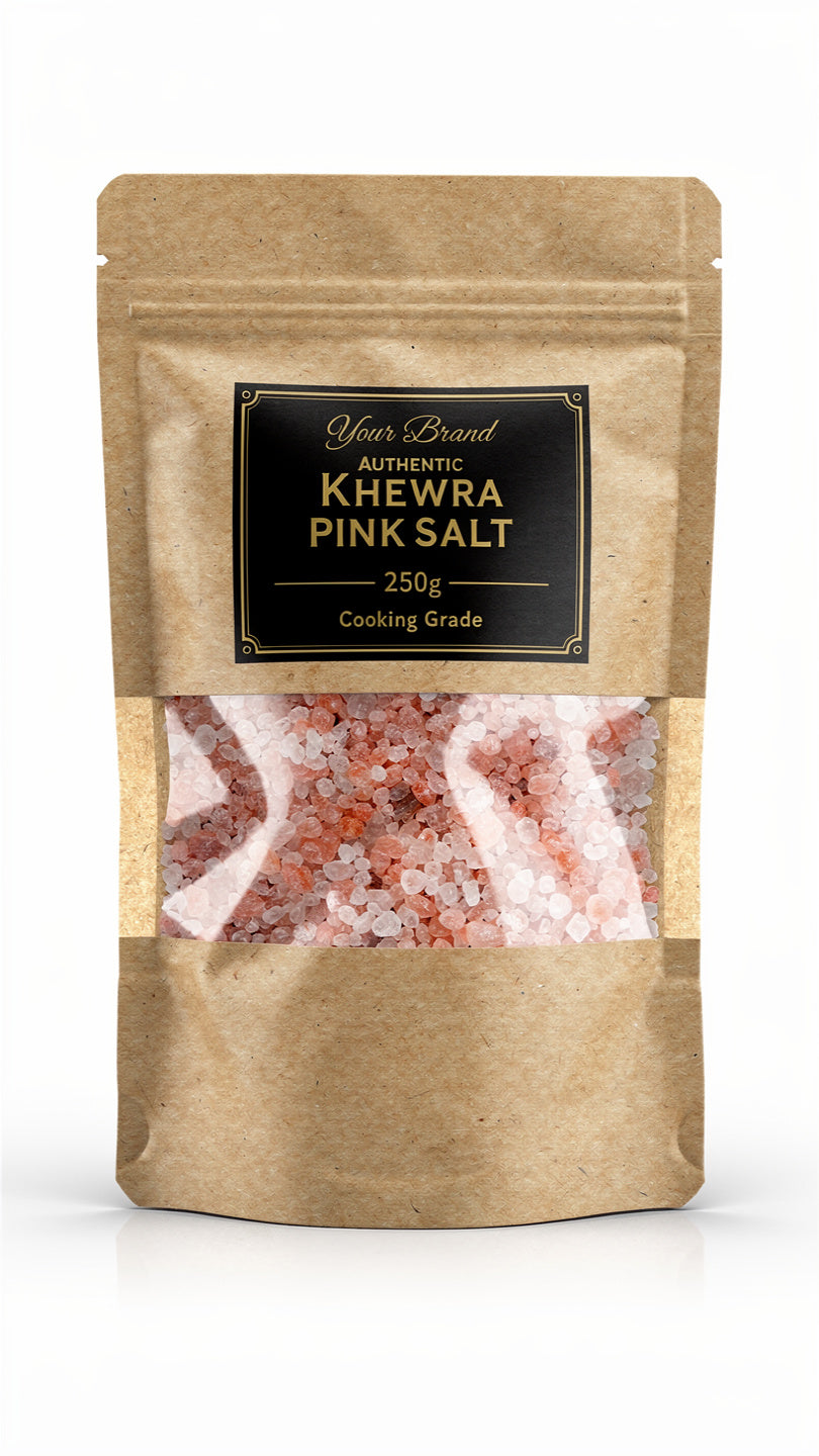 100% Pure Himalayan Pink Salt 250g - Cooking & Table Salt from Pakistan