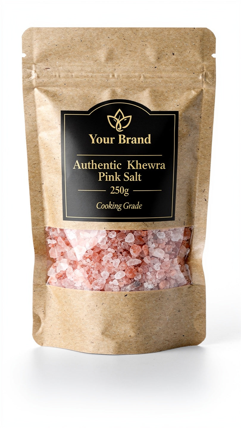 100% Pure Himalayan Pink Salt 250g - Cooking & Table Salt from Pakistan