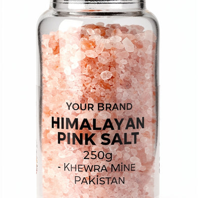100% Pure Himalayan Pink Salt 250g - Cooking & Table Salt from Pakistan