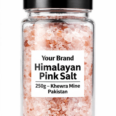 100% Pure Himalayan Pink Salt 250g - Cooking & Table Salt from Pakistan