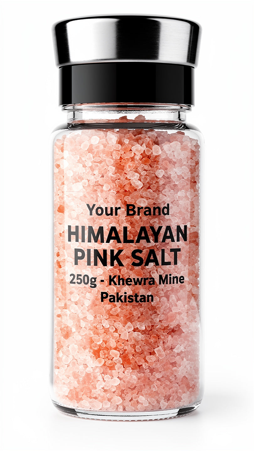 100% Pure Himalayan Pink Salt 250g - Cooking & Table Salt from Pakistan
