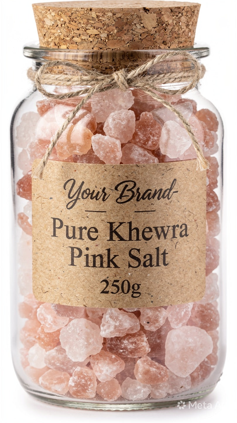Himalayan Pink Bath Salt 500g - Detox Soak from Khewra Mine