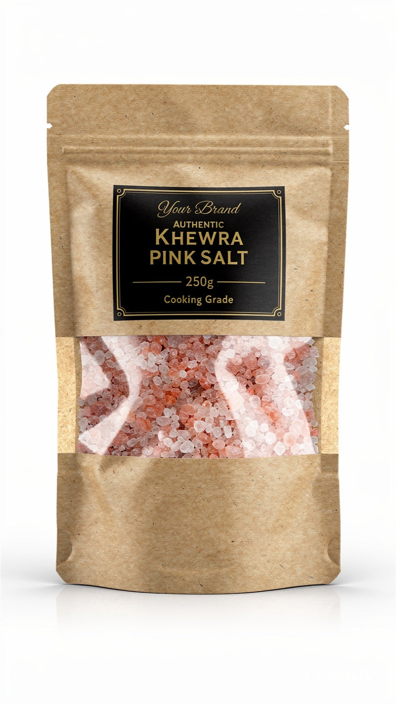 Himalayan Pink Bath Salt 500g - Detox Soak from Khewra Mine